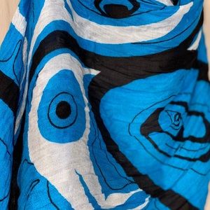 Traditional northwest coastal design scarf